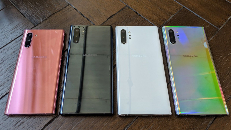 цвета galaxy note10